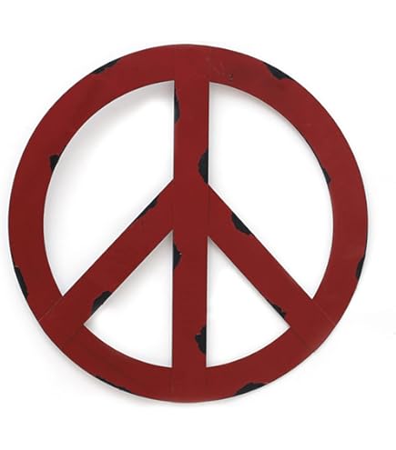 Amazon.com: Rainbow Handcrafts Hanging Vintage Metal Peace Sign